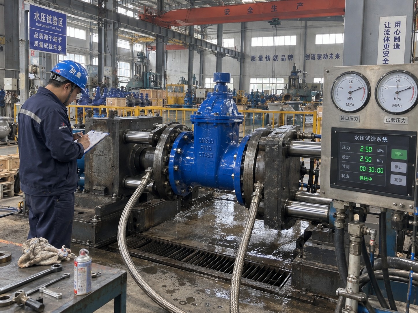 Automated Hydraulic Test Rig
