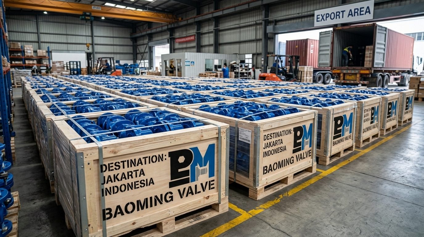 High Durability Non-Rising Stem Gate Valves Shipped to Indonesia 2024