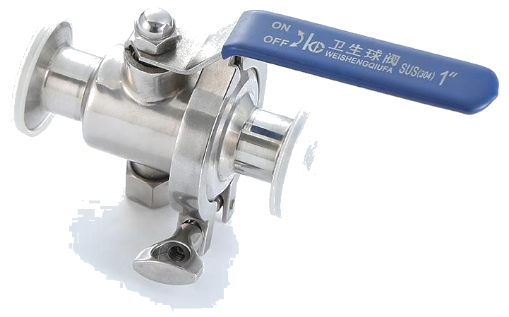 Stainless Steel Sanitary Tri-Clamp Ball Valve