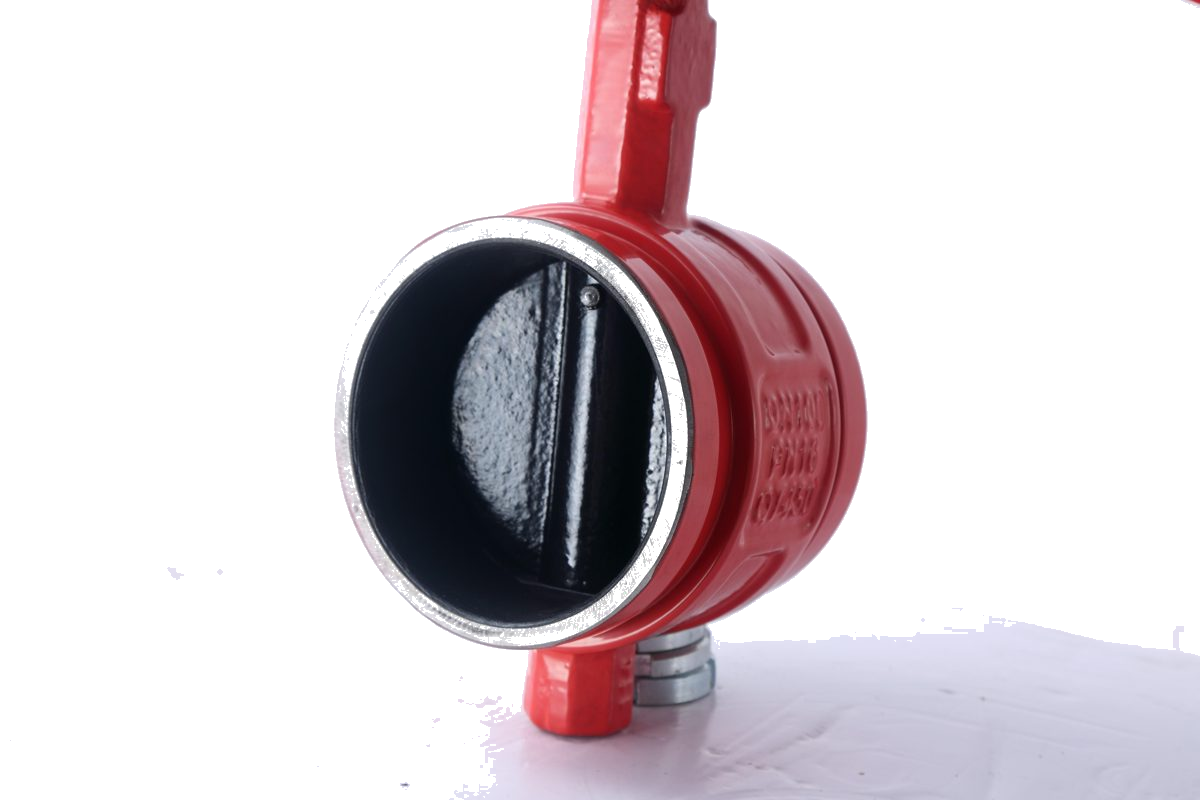Grooved End Lever Butterfly Valve D81X detail 2