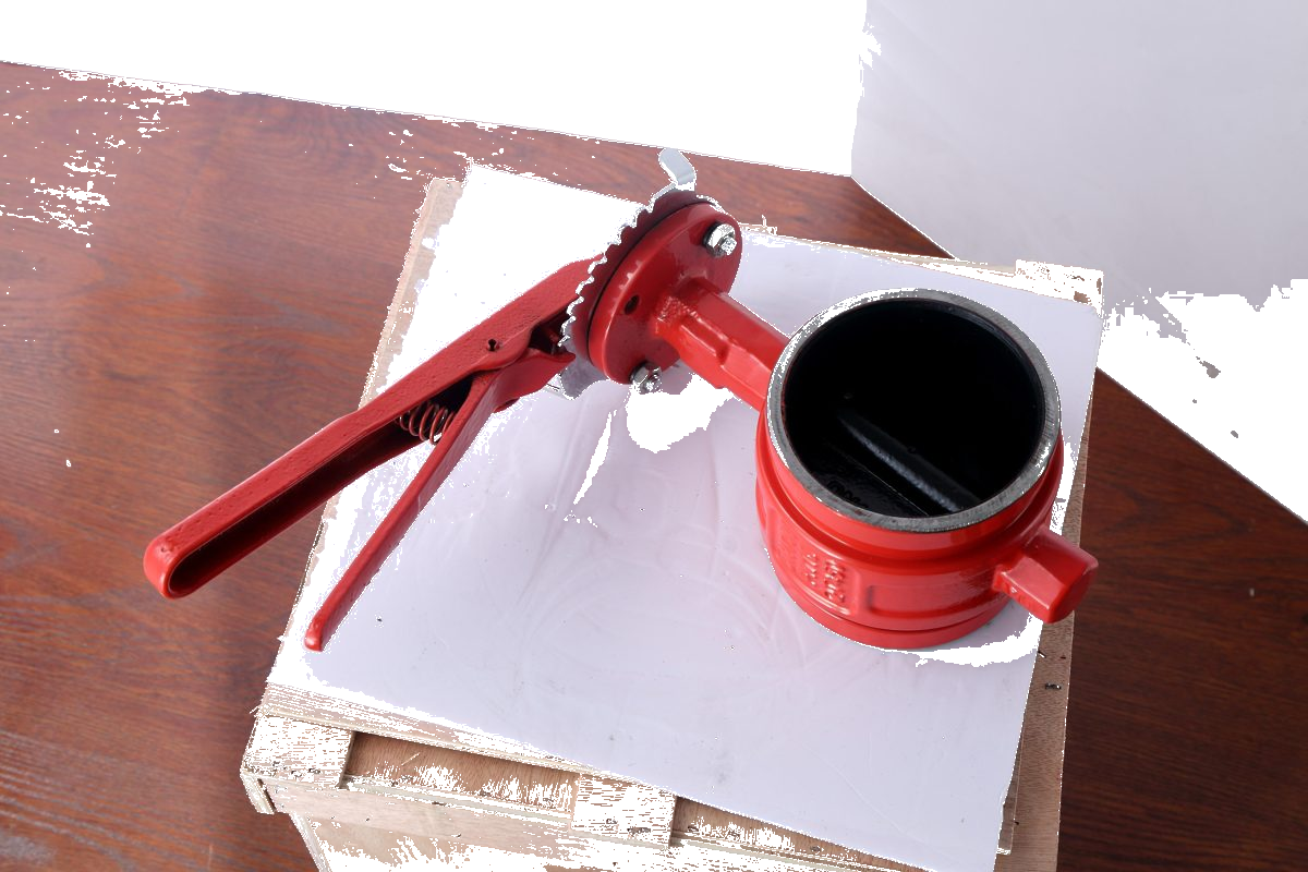 Grooved End Lever Butterfly Valve D81X detail 3